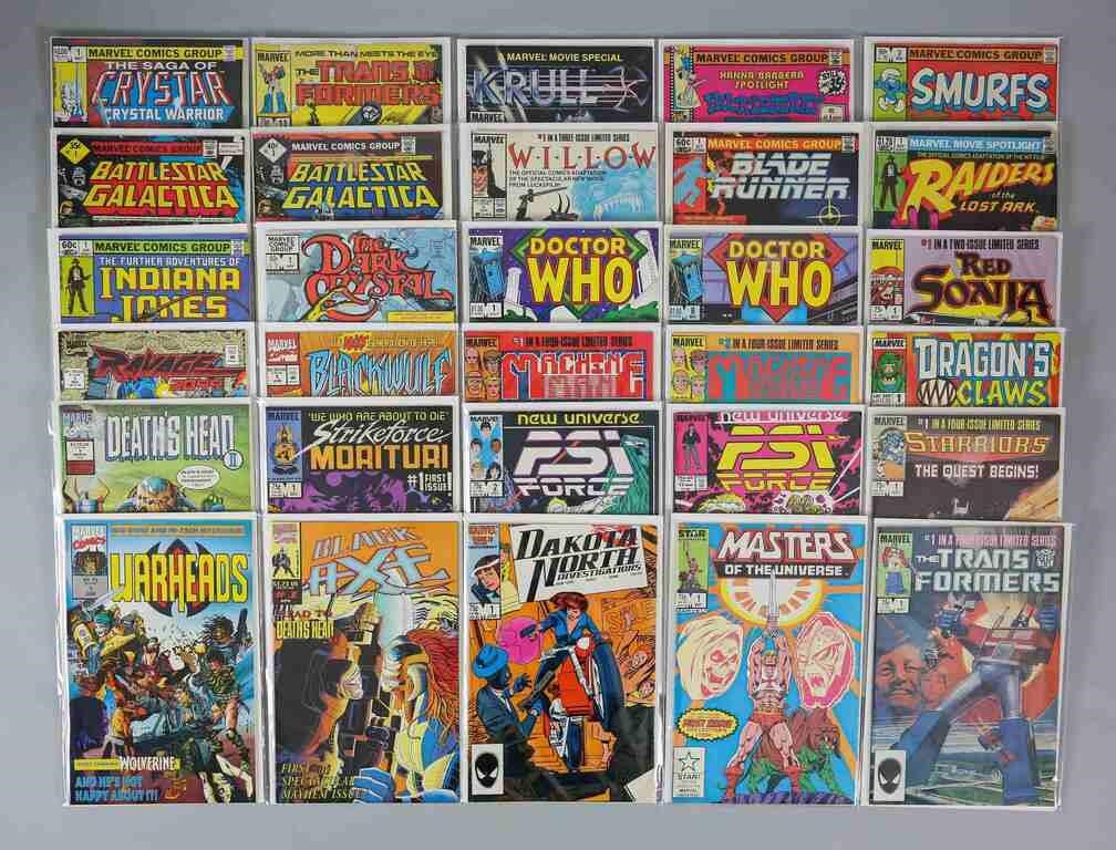 54 MARVEL COMICS TRANSFORMERS HE MAN 3ad2de