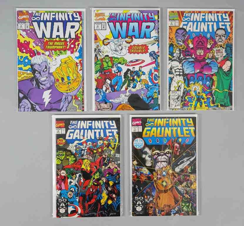 8 COMICS THE INFINITY GAUNTLET 3ad305