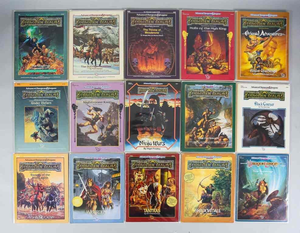 15 TSR FORGOTTEN REALMS ADVENTURES AND