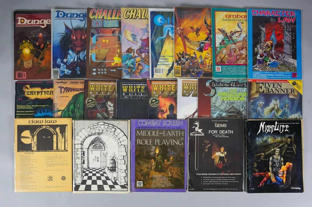 21 ROLE PLAYING GAMES AND MAGAZINESIron 3ad337