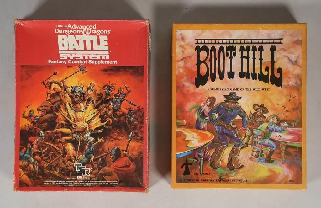 TSR BATTLE SYSTEM AND BOOT HILL