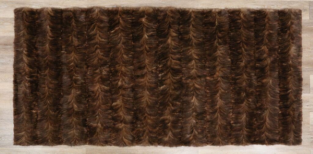 MINK FUR BLANKET OR RUGMink fur blanket