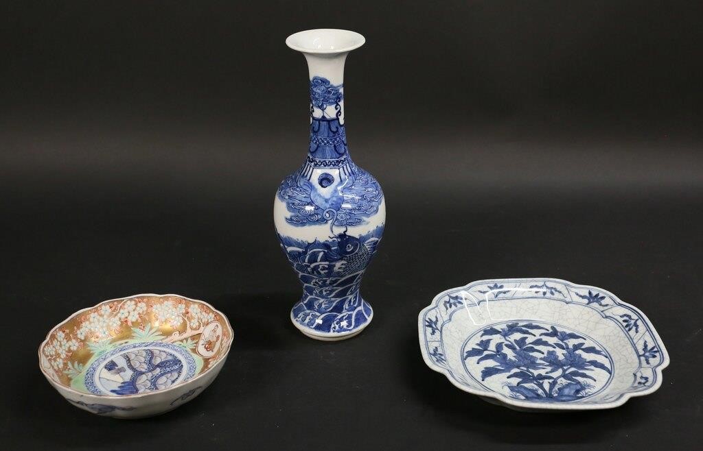 3 PIECES CHINESE PORCELAIN3 pieces 3ad3cb