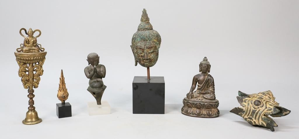 GROUPING OF BUDDHIST SCULPTURESGrouping 3ad40a