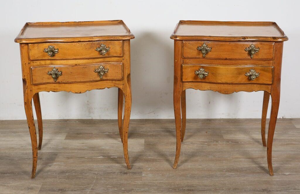 PAIR OF FRENCH PROVINCIAL NIGHTSTANDSPair