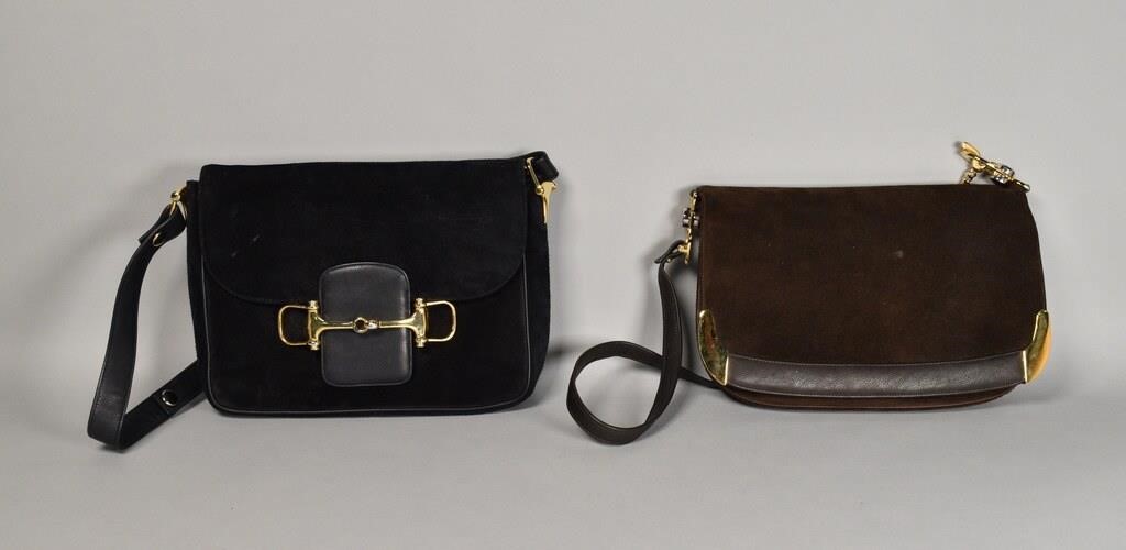 TWO SUSAN GAIL SUEDE PURSESLot 3ad498