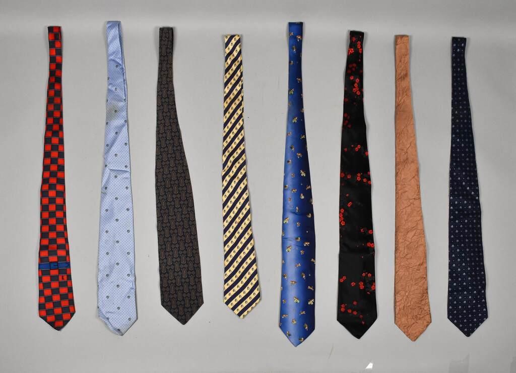 GROUPING OF DESIGNER SILK NECKTIES 3ad4aa