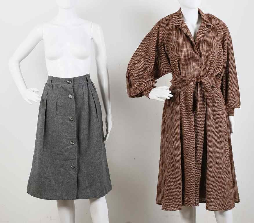 GROUPING OF VINTAGE SKIRT AND DRESSLot 3ad4b9