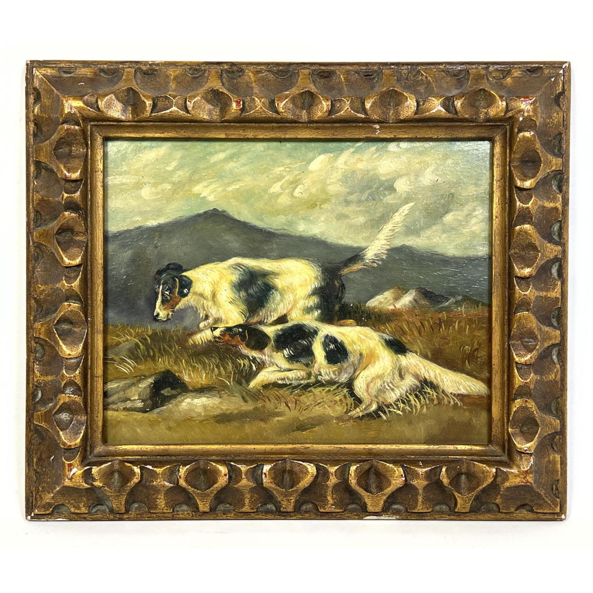 Vintage Oil Painting of Dog in 3ad4e0