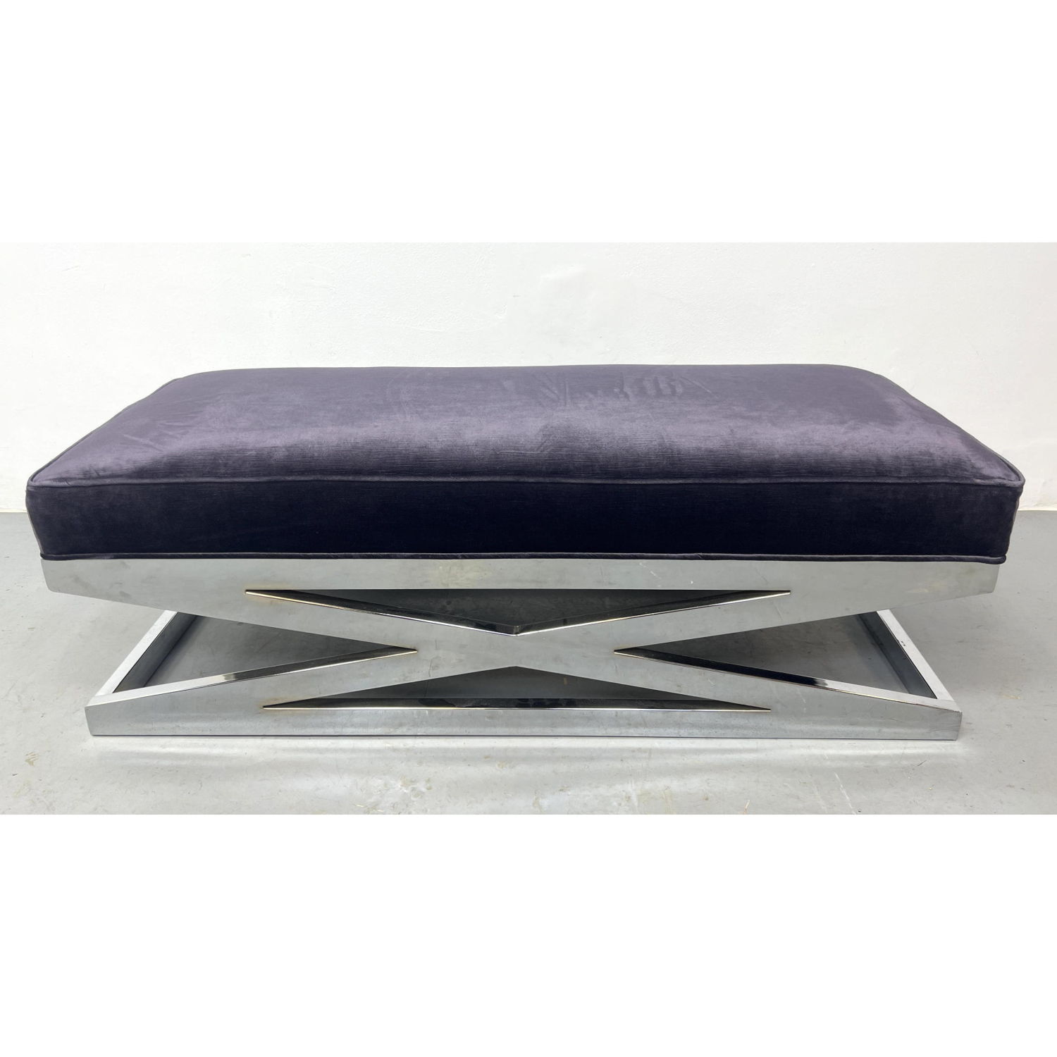 Contemporary Purple Upholstered