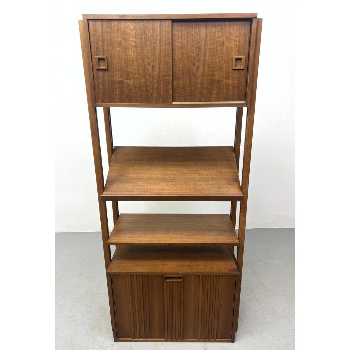 Danish Modern Teak Shelf Cabinet 3ad554