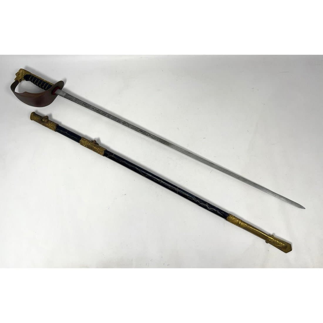 Sword and Sheath Gilt metal hilt 3ad6cc