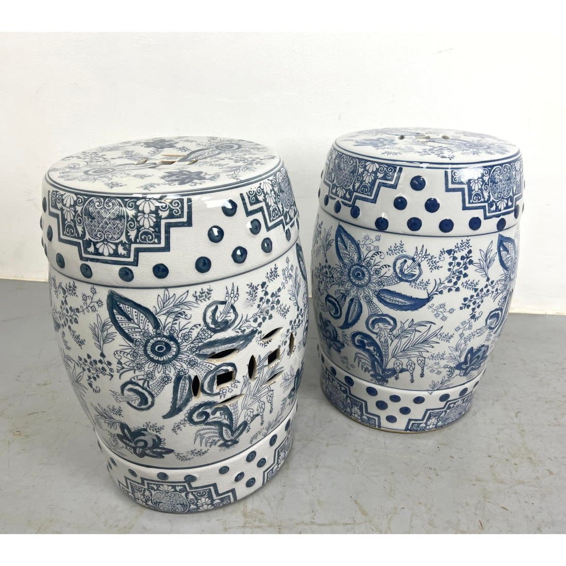 Pr Asian Ceramic Garden Seats  3ad6d7
