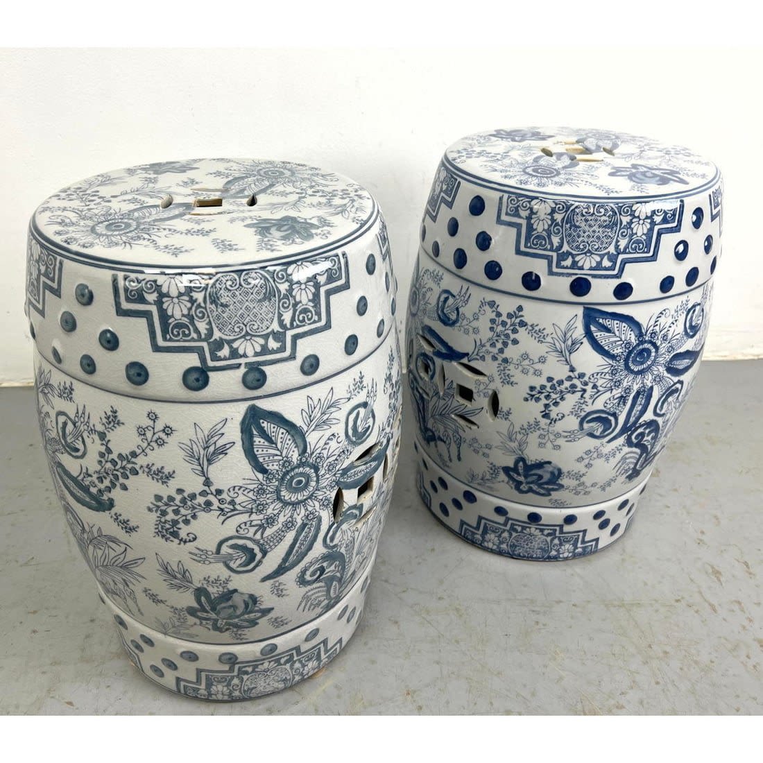 Pr Asian Ceramic Garden Seats  3ad6d2