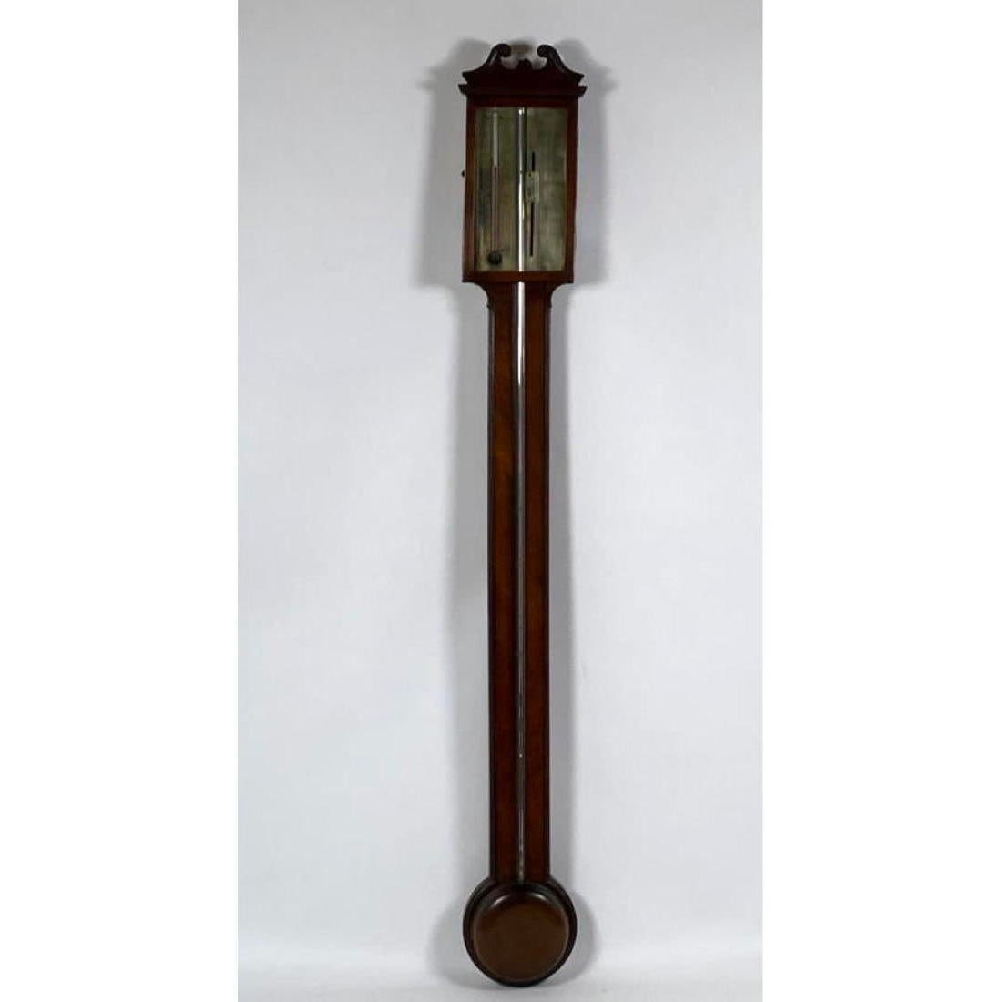C Tochetti Antique Stick Barometer  3ad6ea