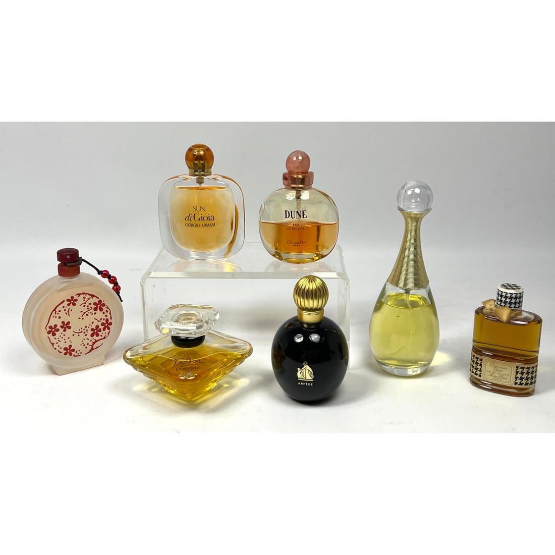 7pc Designer Perfume Bottles Perfumers.