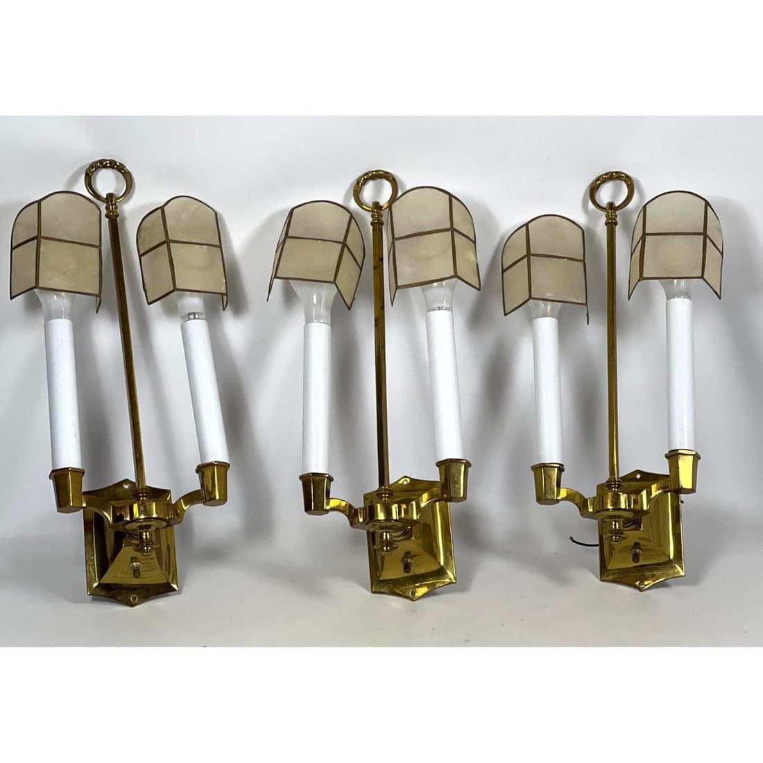 Set 3 Electrified Double Brass 3ad753