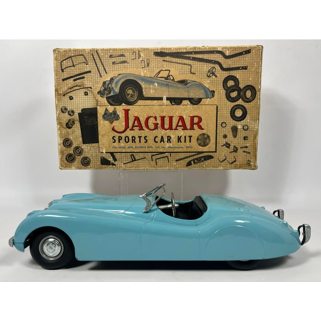 JAGUAR Sports Car Model Kit. Original