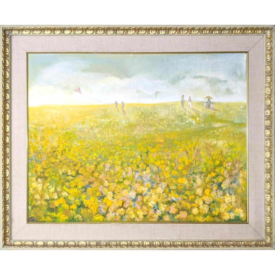 FARRIS Flower Field Painting. Sweet