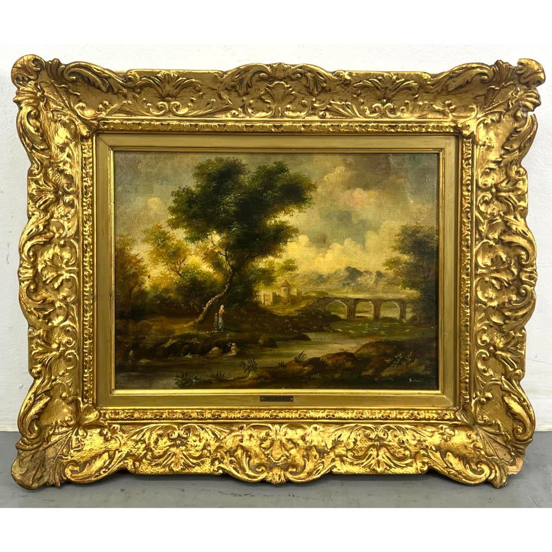 Signed GILBERT Scenic Landscape