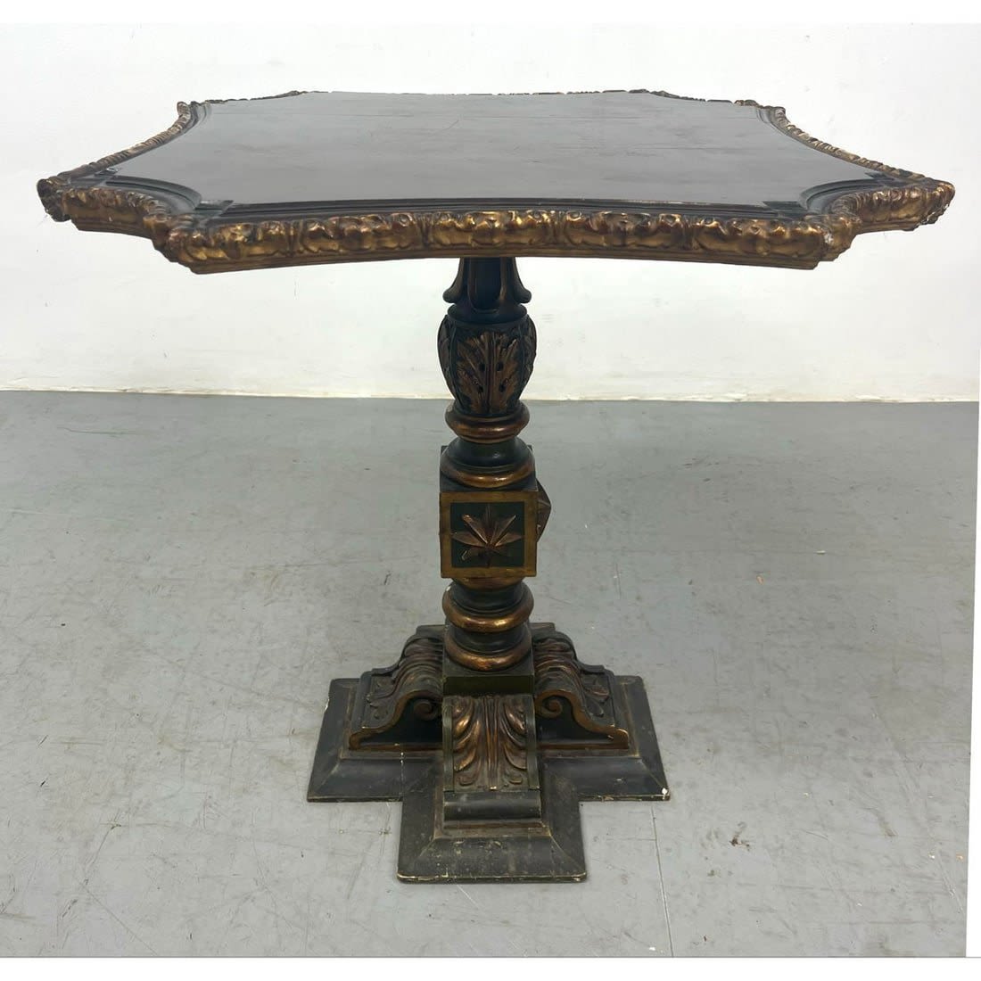 Mahogany Table with shaped framed 3ad7f7