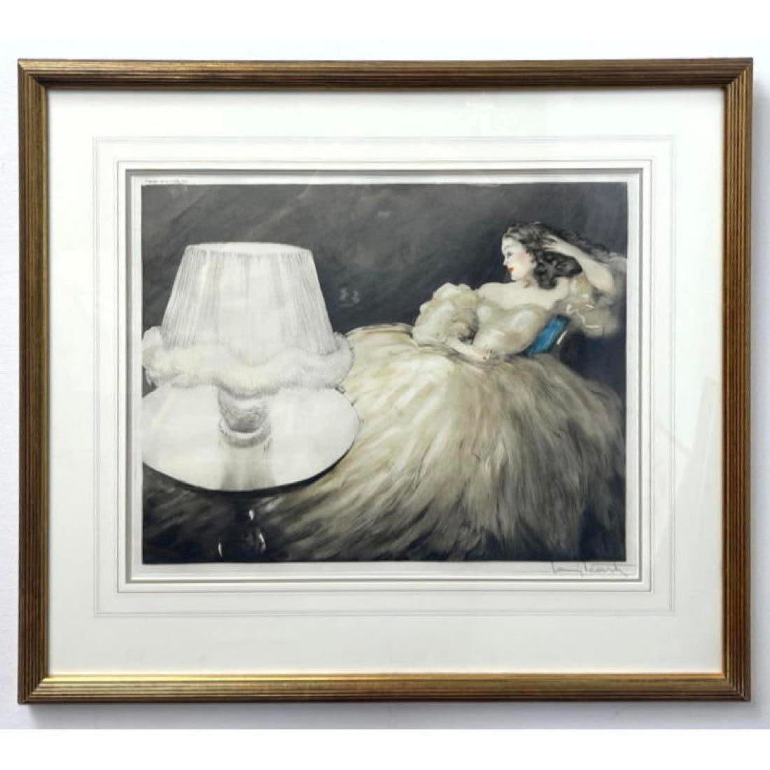 LOUIS ICART Signed Drypoint Etching  3ad801