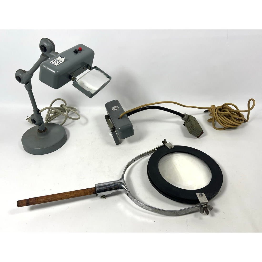 3pc Magnifier Lot Two Electric 3ad841