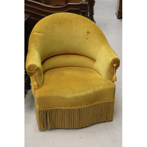 Antique French upholstered horse