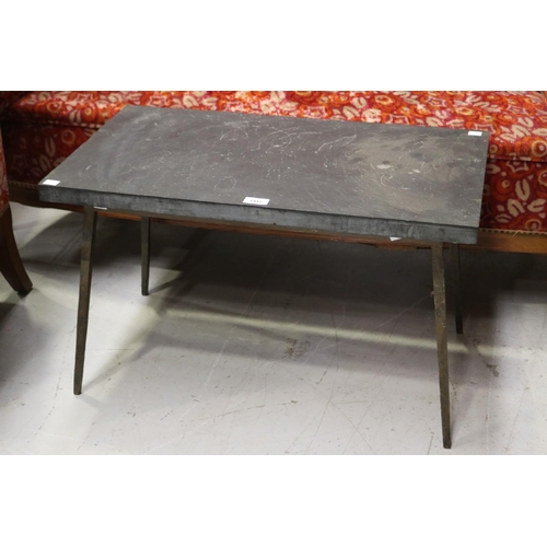 French iron side table with black 3ad8fa
