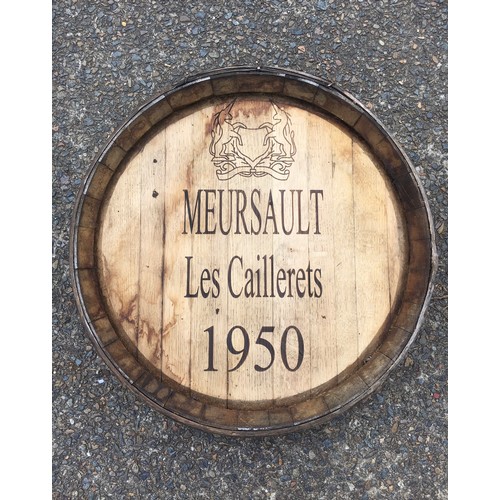 French barrel front marked Meursault