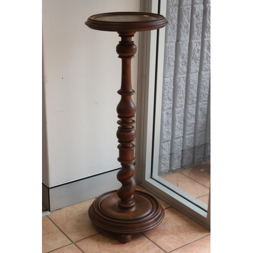 Antique French turned walnut jardiniere 3ad9a0