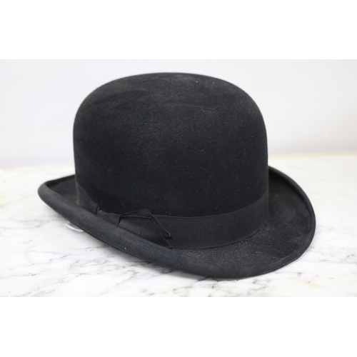 Antique French bowler hat, approx 13cm