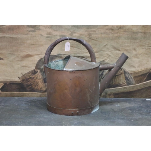 Antique French brass watering can  3ada0a