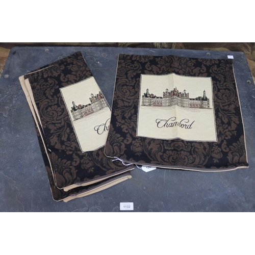 Belguim cushion covers, "Chambord",