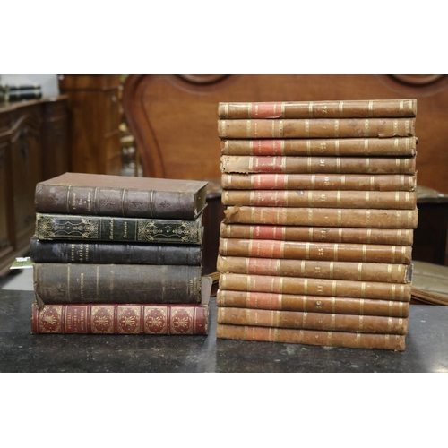 Good selection of antique French books,