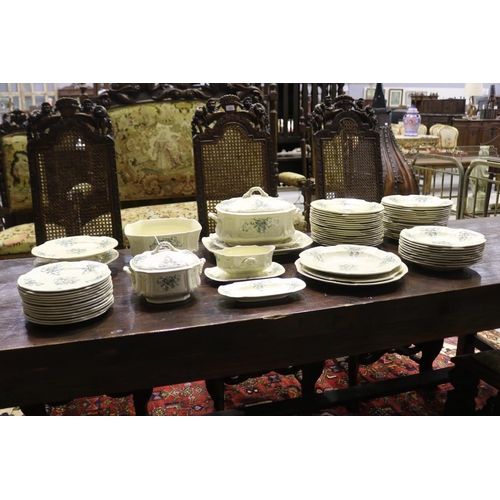 Extensive antique French dinner service,