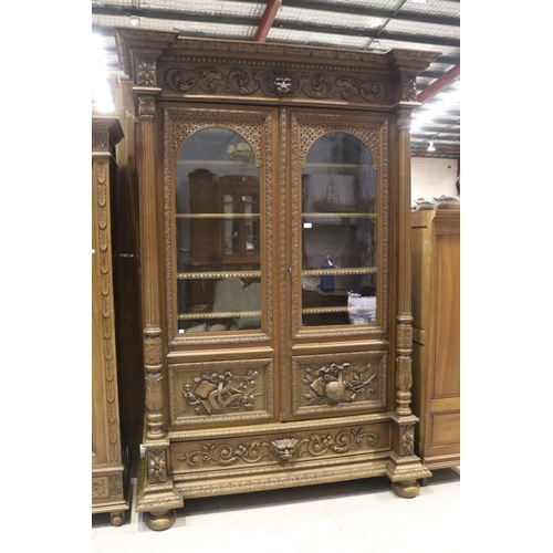 Elaborate antique French carved
