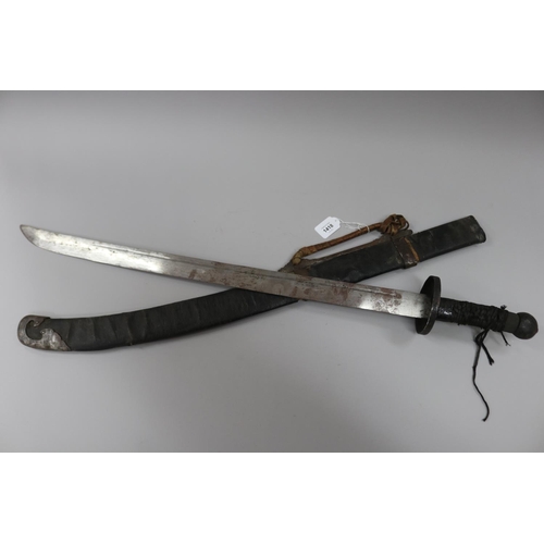 South East Asian sword and sheath,