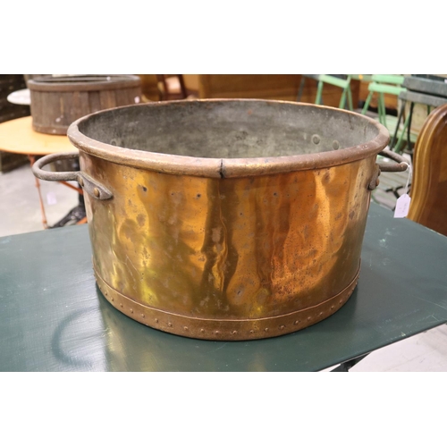 Large antique French copper, with