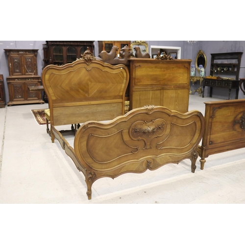 Antique French Louis XV style walnut