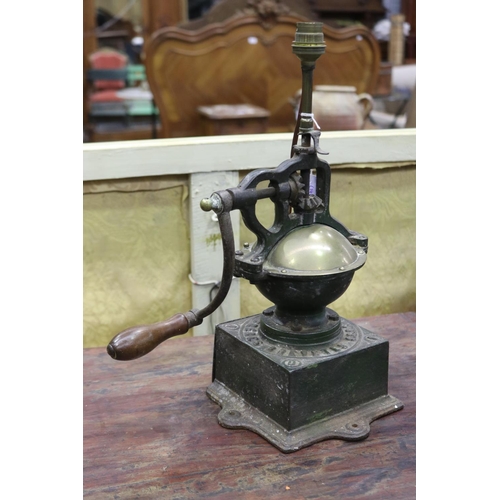 Antique French Peugeot iron grinder,