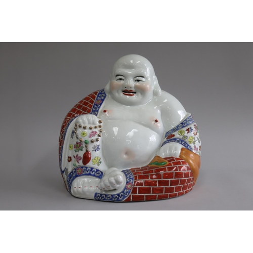 Large Chinese porcelain seated