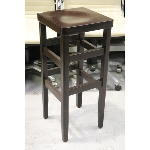 Thonet walnut stool, approx 32.5cm