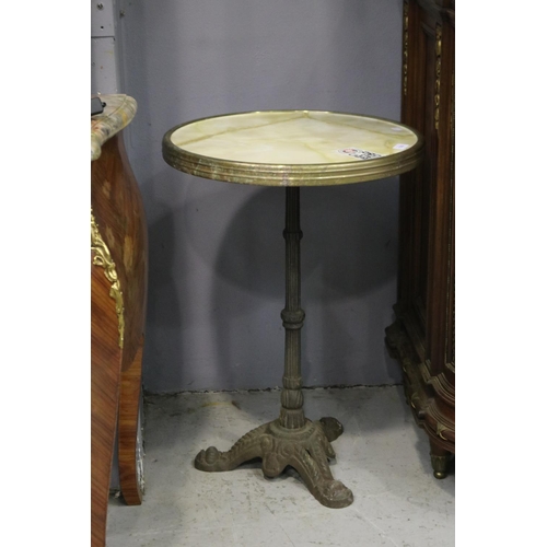 French cast iron based bistro table  3adbd5