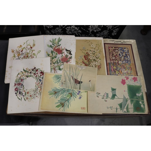 Assortment of book plates to include 3adbfa