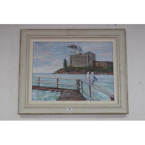 Liz Isaacs Seagulls oil on 3adceb