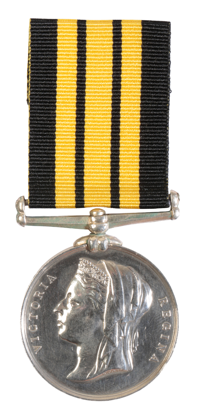 ASHANTEE MEDAL TO LEWIS RM HMS