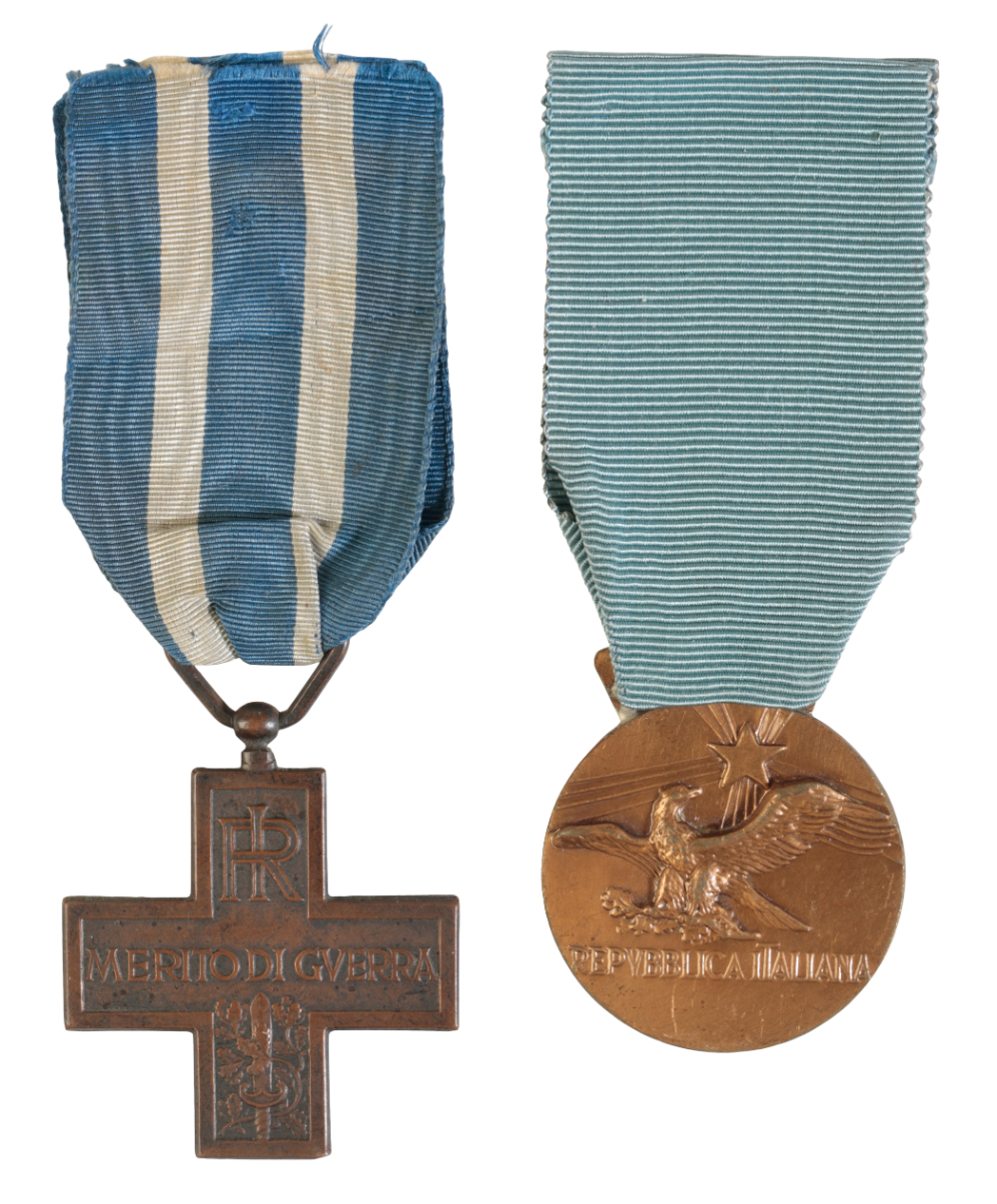 ITALY REPUBLIC TWO MILITARY AWARDS 3add55