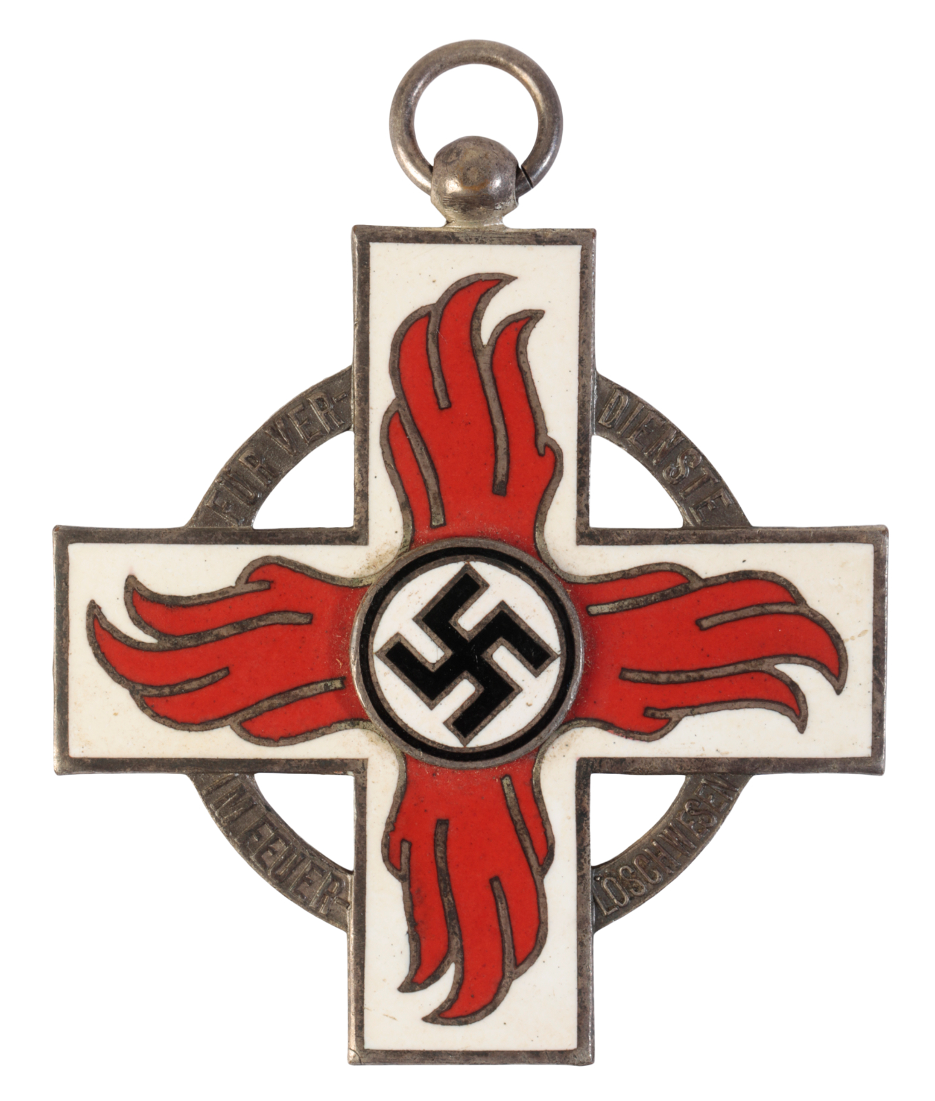 THIRD REICH FIRE CROSS 2ND CLASS no