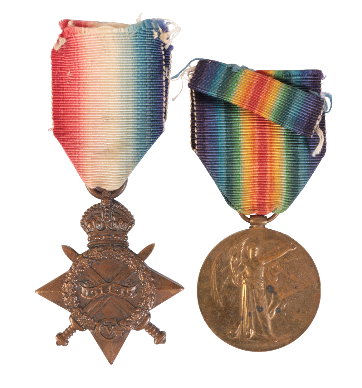 1914 15 STAR AND VICTORY MEDAL 3add63